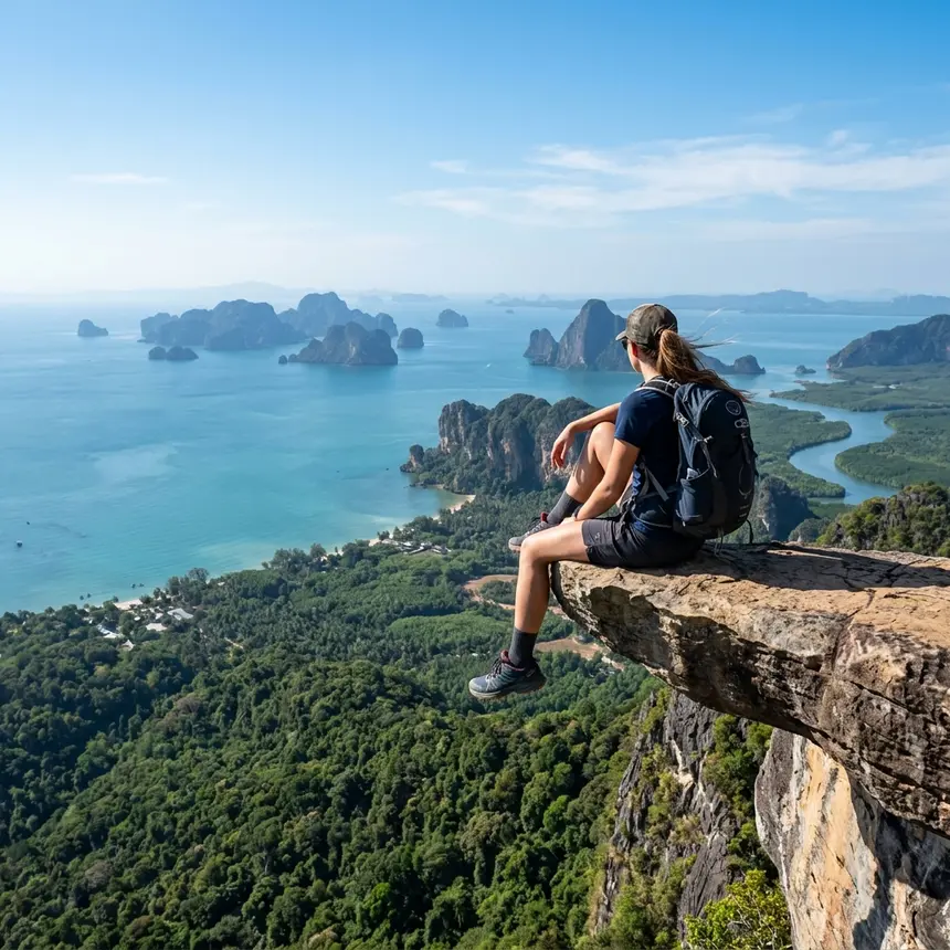 เขาหงอนนาค กระบี่ จุดชมวิว 360 องศาที่ท้าทาย