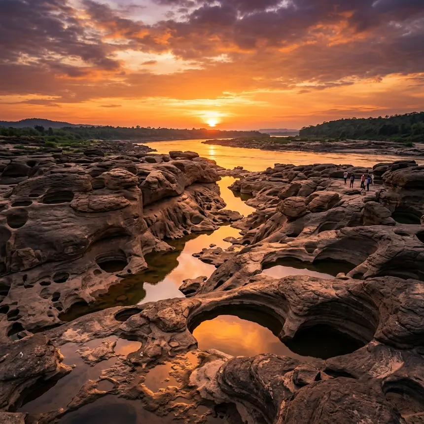 สามพันโบก อุบลราชธานี แกรนด์แคนยอนเมืองไทย
